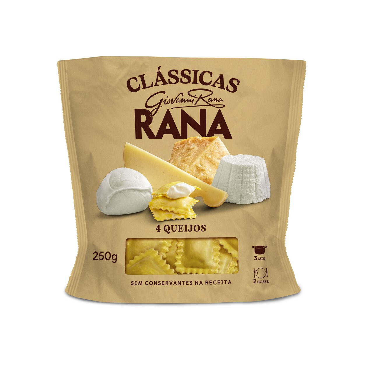 Ravioli 4 Queijos Rana 250 gr