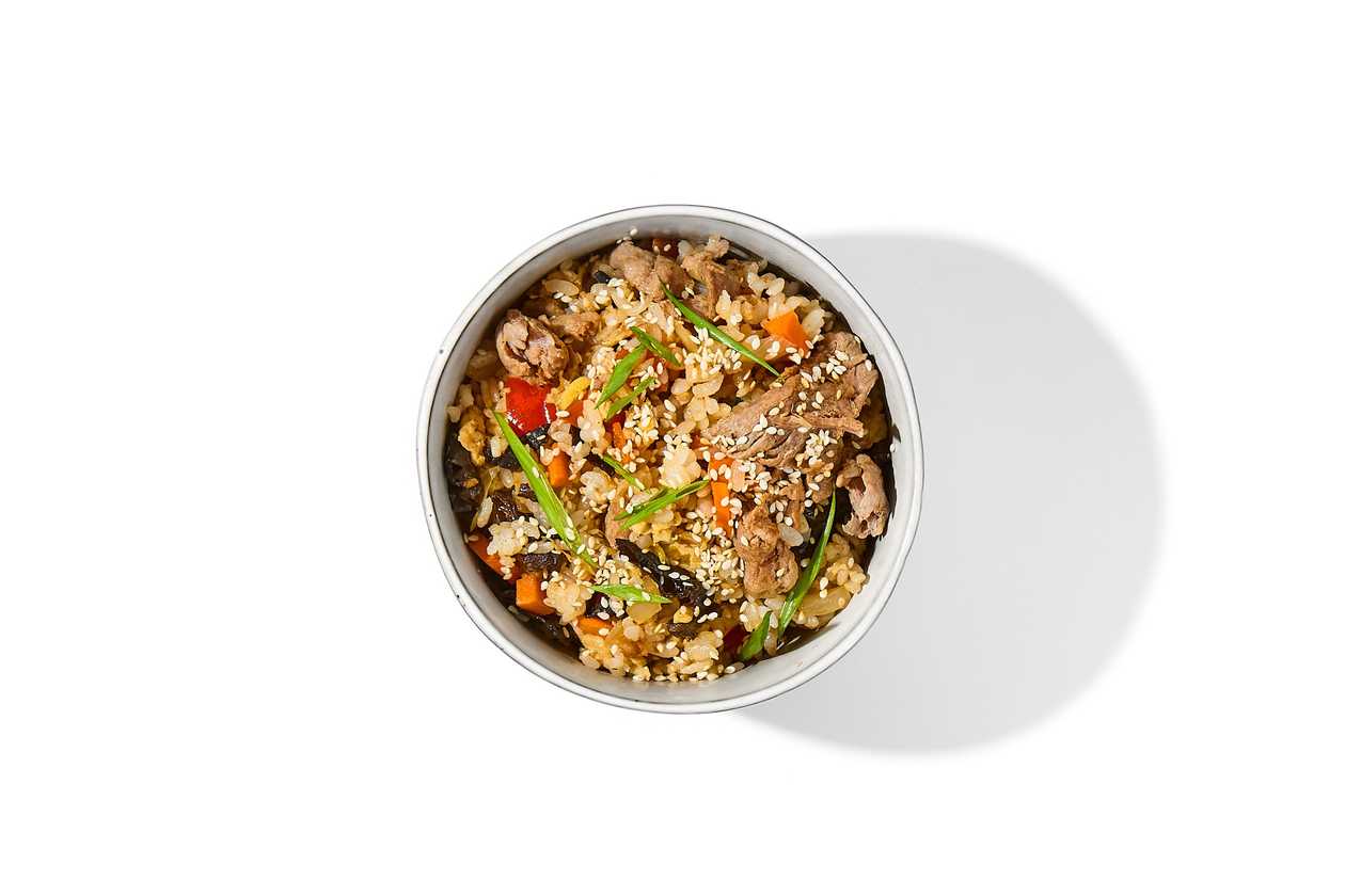 K021 Fried jasmine rice with beef