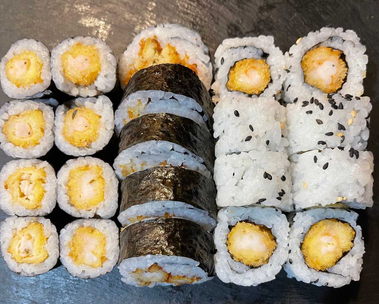 Gambás panados sushi