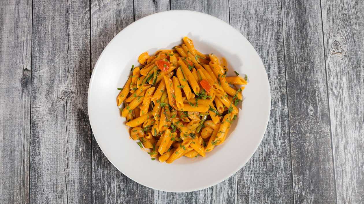 Penne Gamberetti & Zucchine