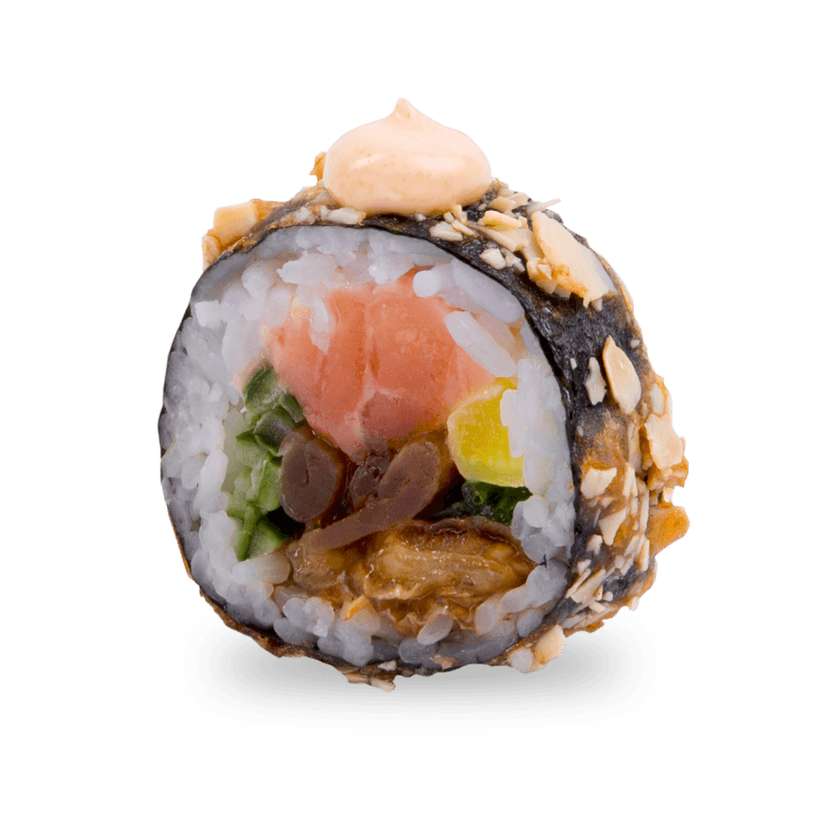 Salmon Almond Futomaki