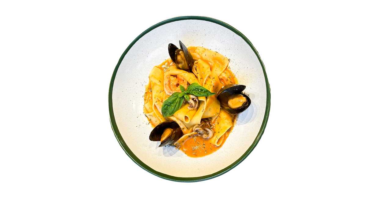 Pappardelle with Seafood