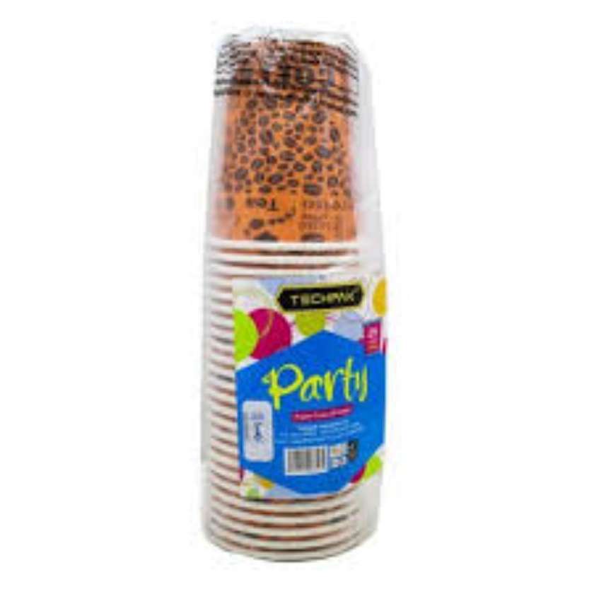 Paper Cup - 8oz Orange (S / M)