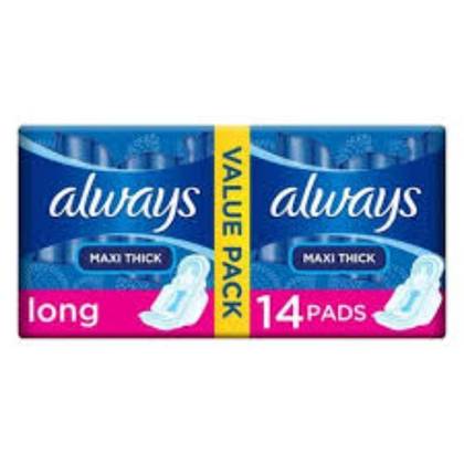 Always Maxi Thick Long 14 Pads