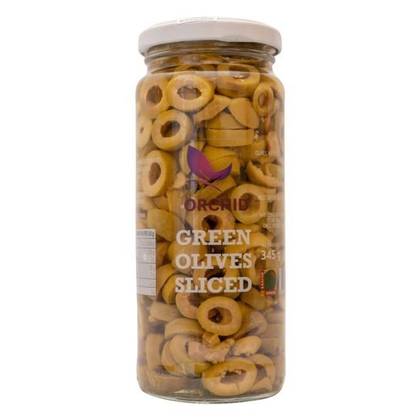Golden O Sliced Green Olives 340g