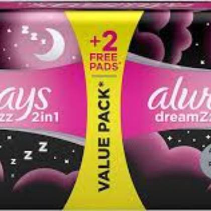 Always Dream 2 in 1 Maxi Thick 14 Pads