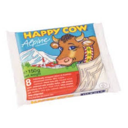 Happy Cow Alpine Cheese Slices 150g