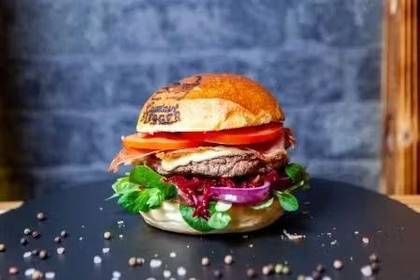 New - raclette bacon burger