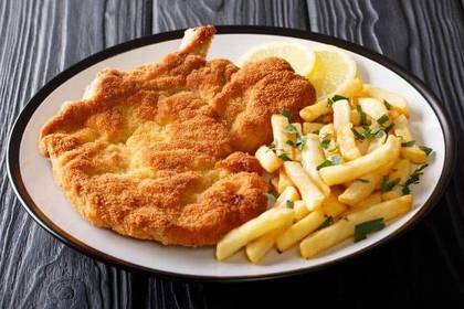 Copy of Fried Schnitzel with French Fries