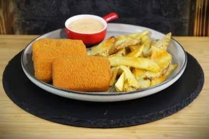Fried cheese meal