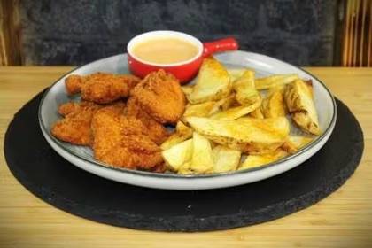 Crispy chicken meal