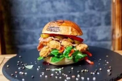 New - spicy burger strips