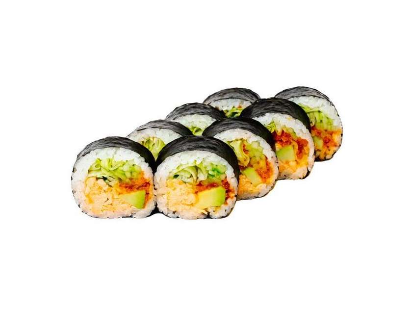 Futomaki spicy salmon roll