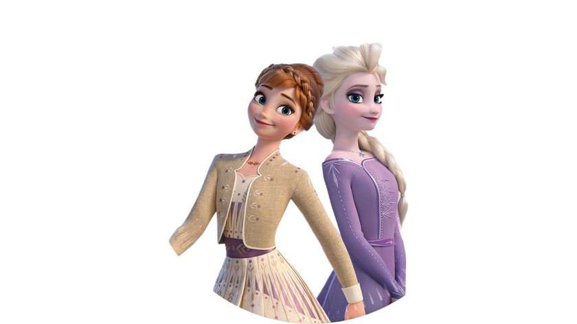 8 бумажных тарелок Frozen 2 Wind Spirit, 23 см