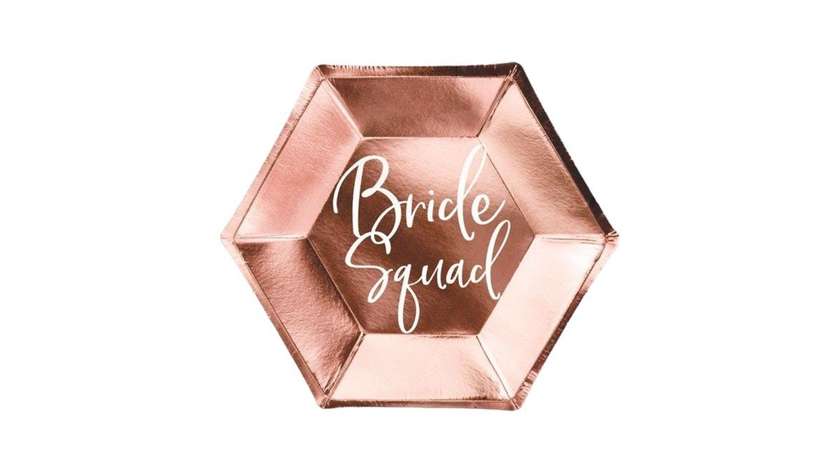 Тарелки Bride Squad