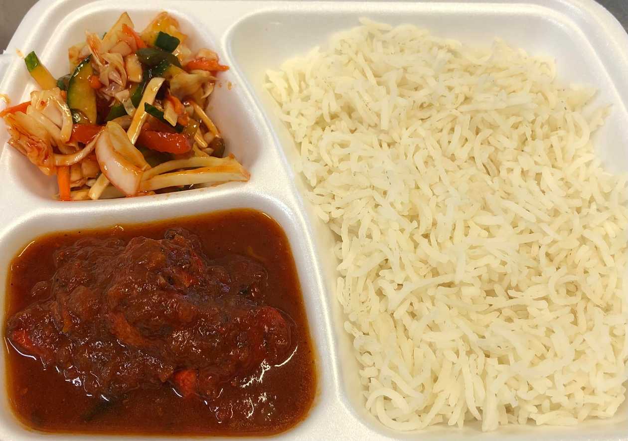 Lunch 3. Chicken tikka masala * with rice