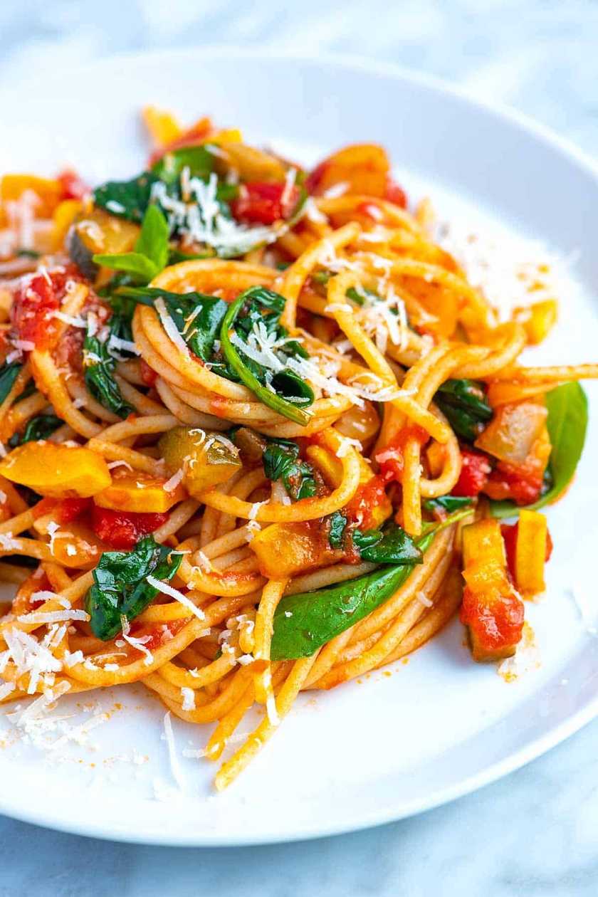 Spaghetti with Vegetables