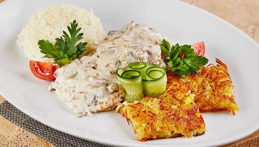 Chicken with Creamy Mushroom sauce