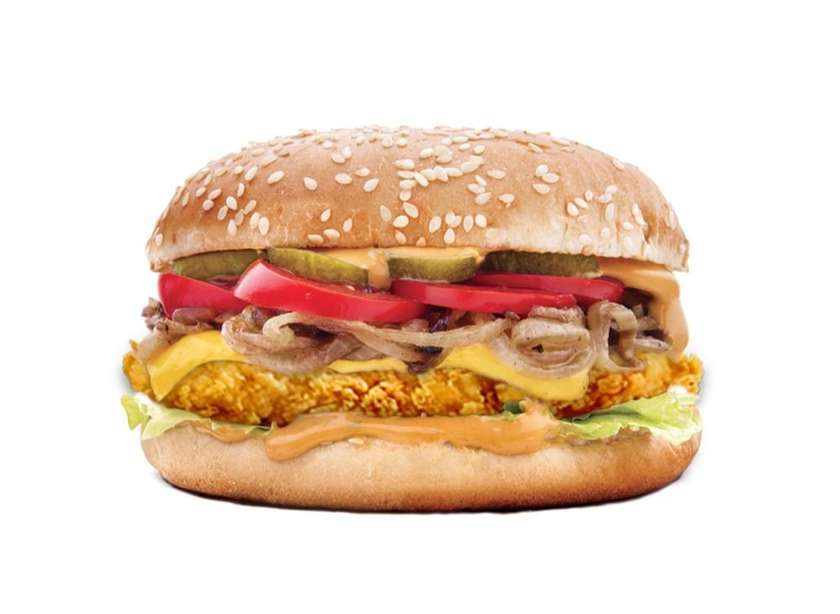Burgr Kuřecí Barbecue