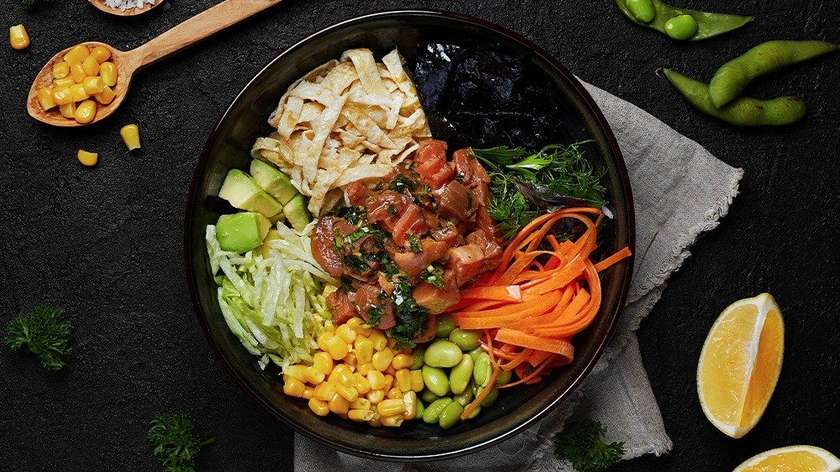 Chef's Special Soy Marinated Trout Poke