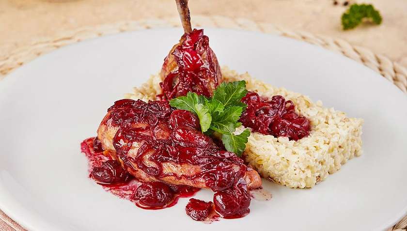 Cherry sauce Chicken
