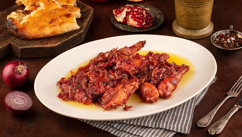 Chick Pomegranate Kavurma (for two persons)