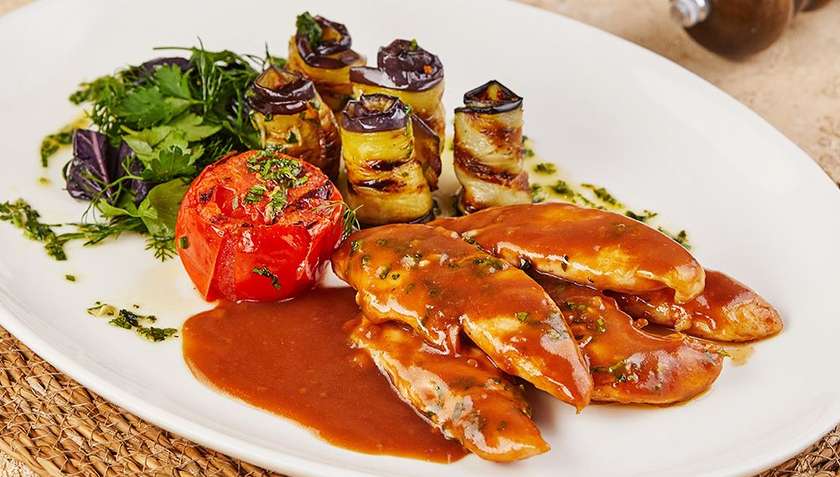 Grilled Chicken with Vegetables