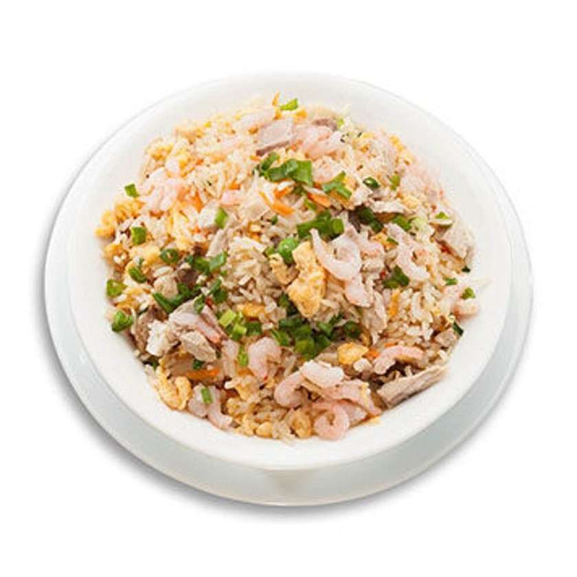 105. Rice with different types of meat
