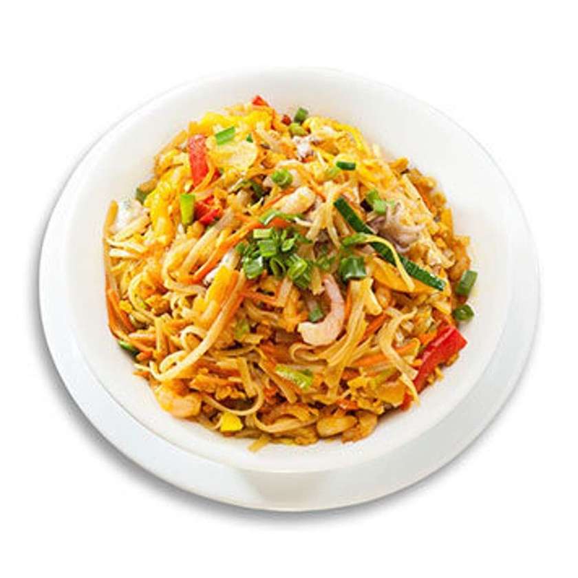 122. Singapore style rice noodles
