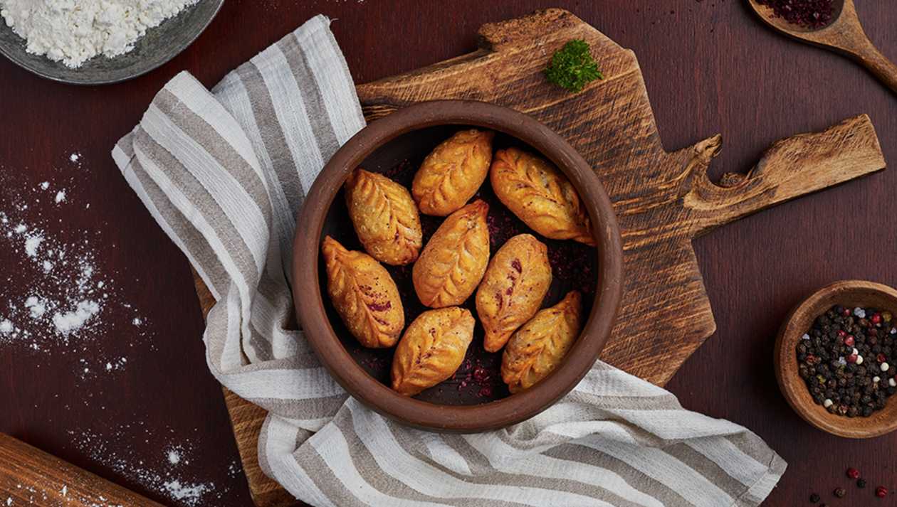 Fried Gurza with Meat