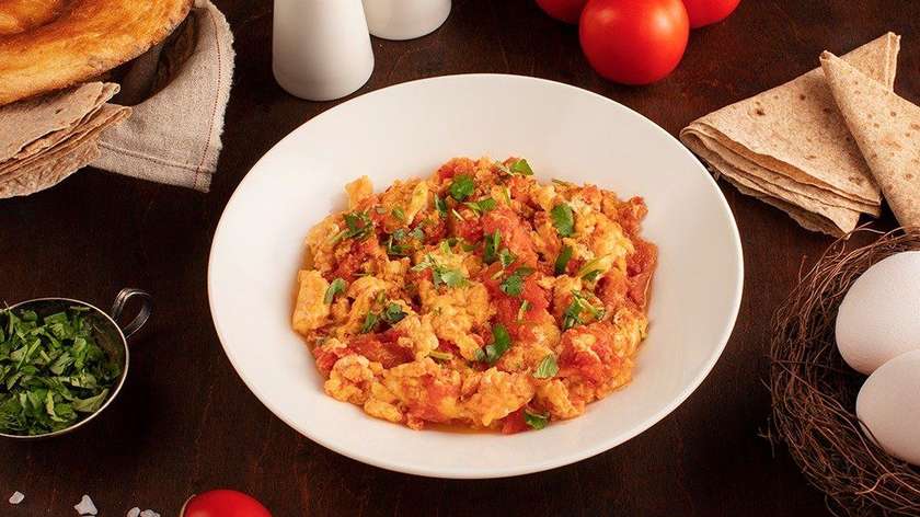 Eggs with Tomatoes