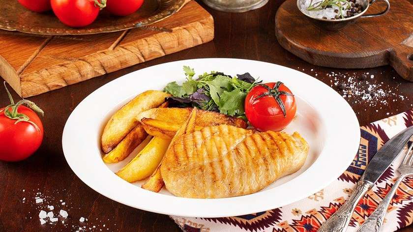 Chicken Languet  with potato