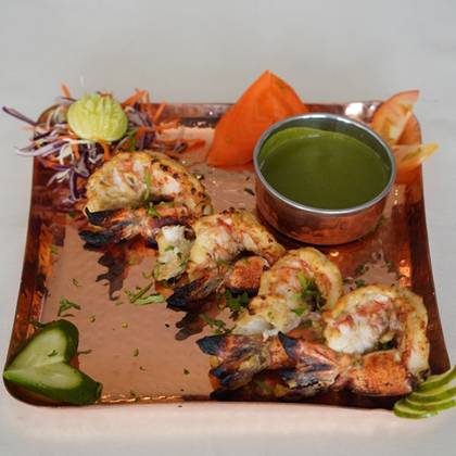Tandoori Jhinga Lasooni