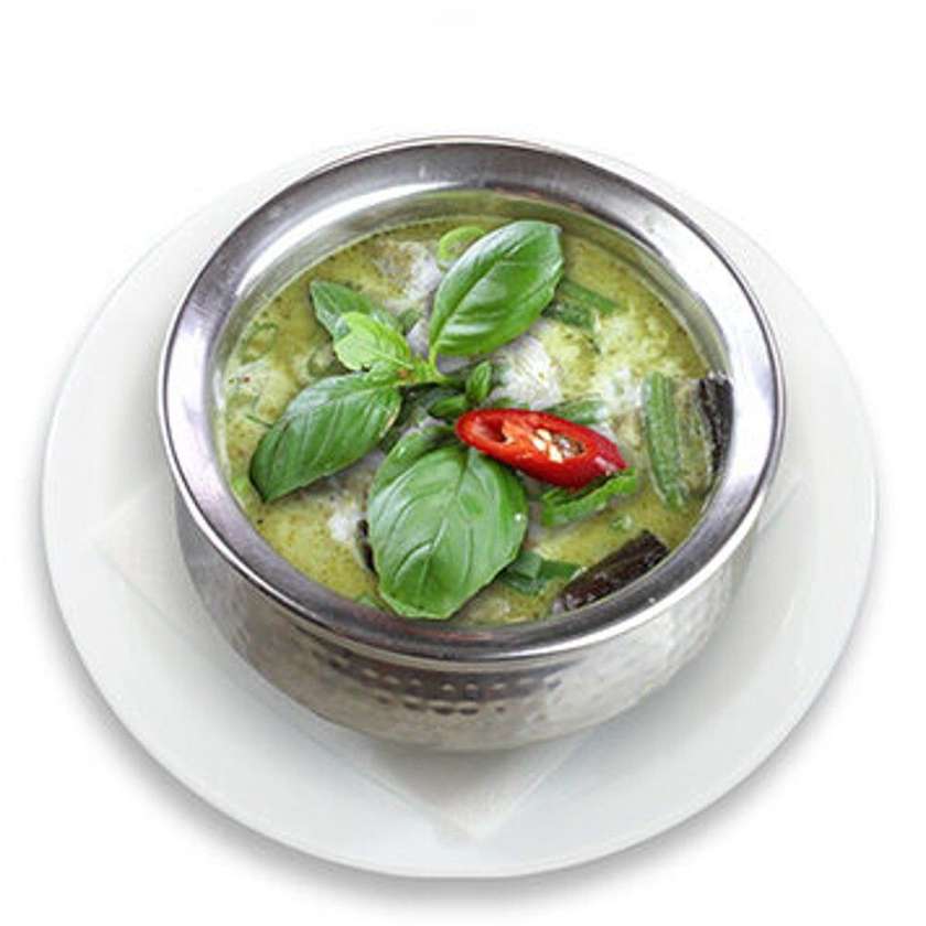 68. Pork in green curry