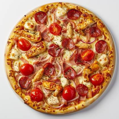 38. Pizza - šunka, ananás