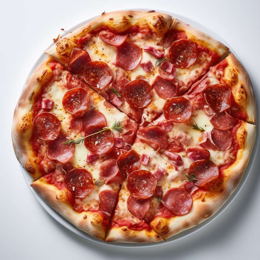 6. Pizza Salámová