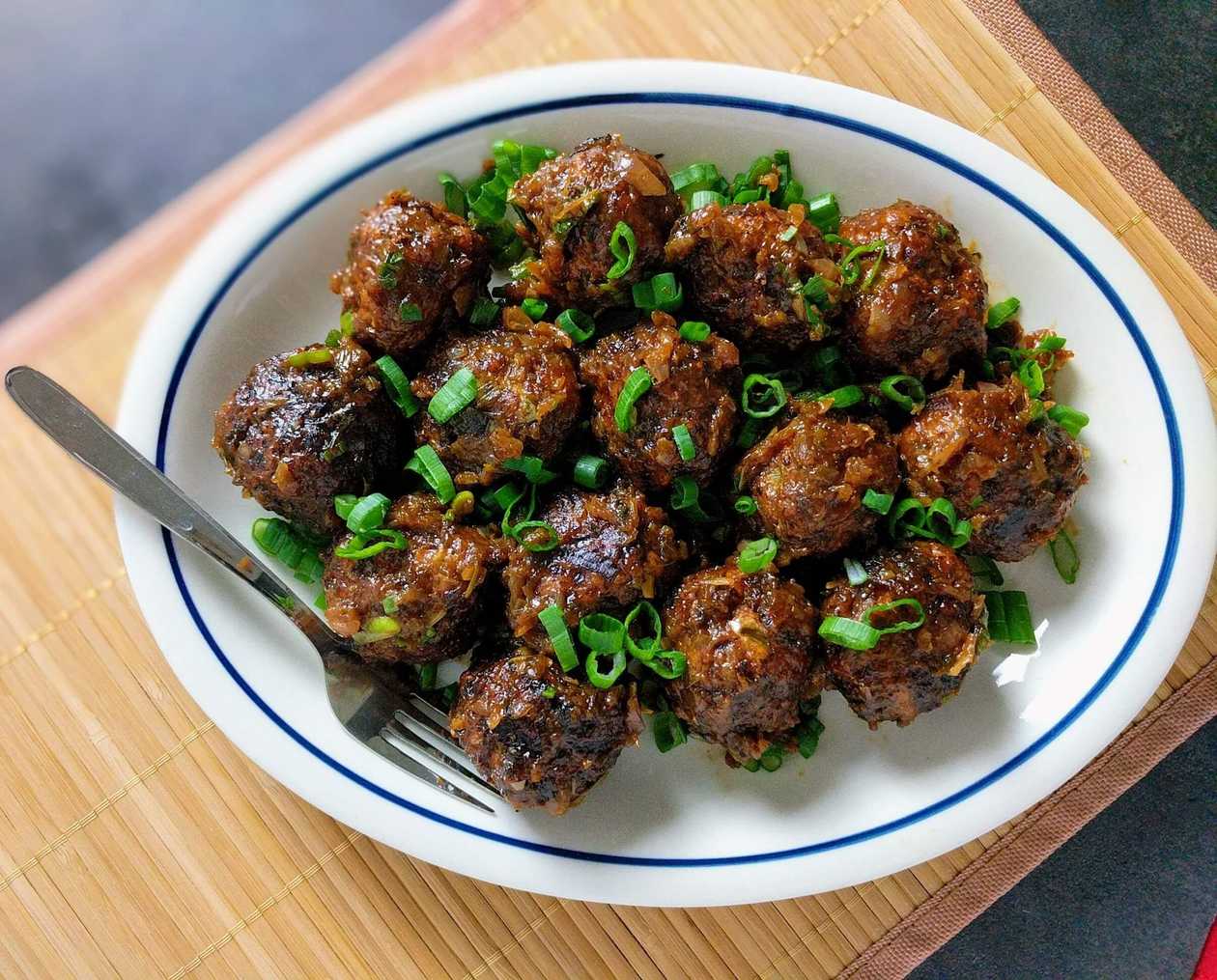 Vegetable Manchurian Dry