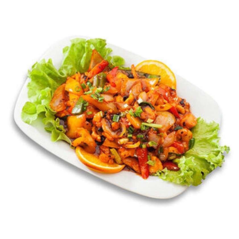 46. Chicken in chili-bean sauce