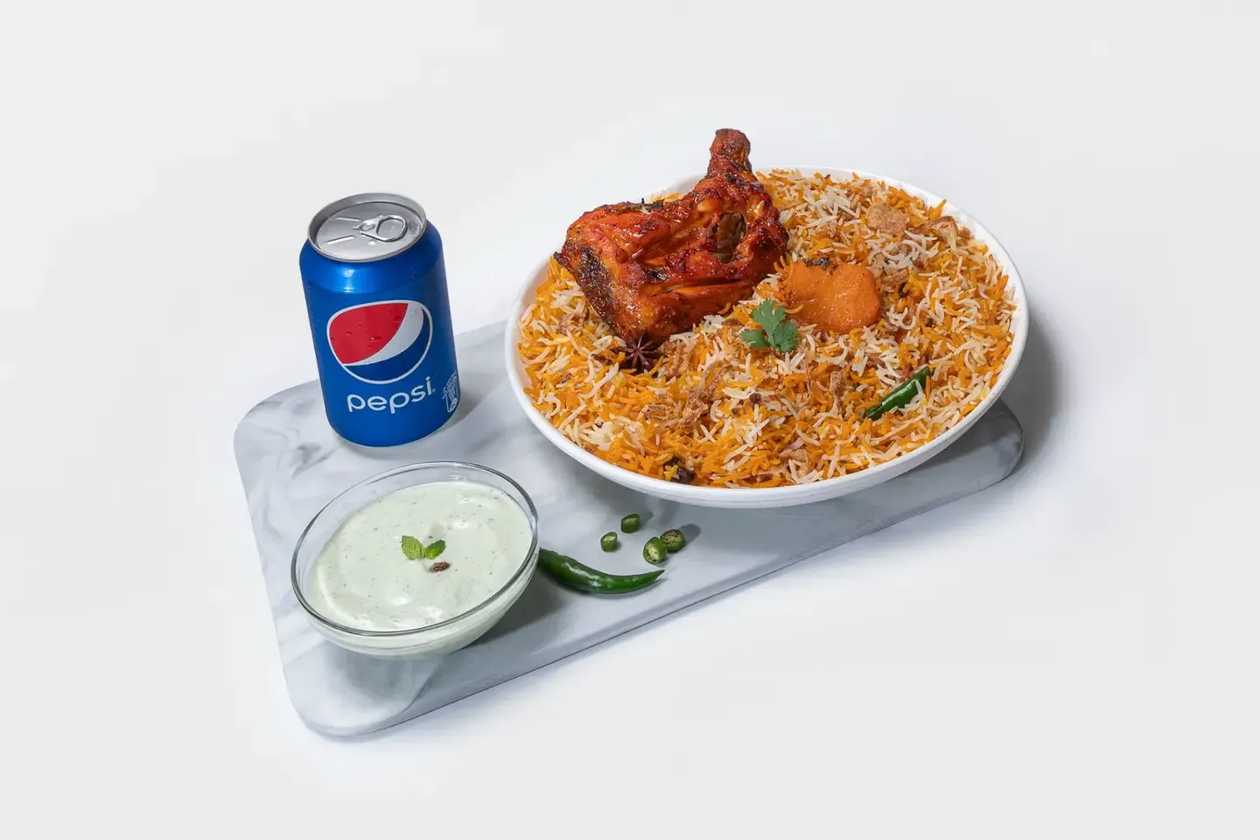 Chicken Biriyani (2) + Pepsi