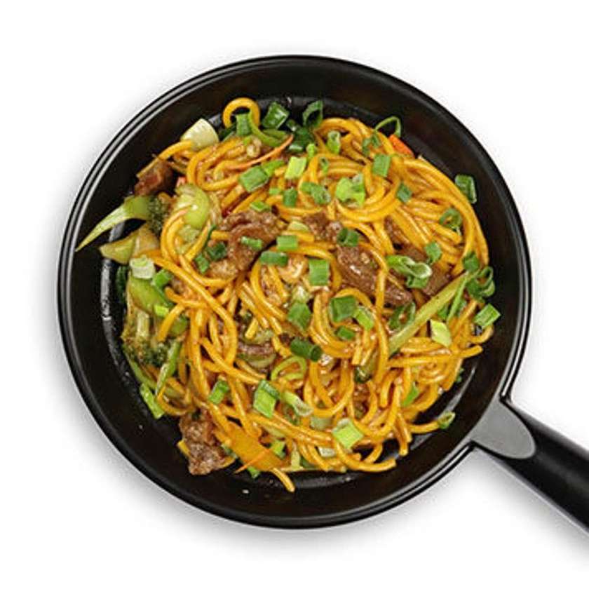 138. Lo Mein noodles with pork
