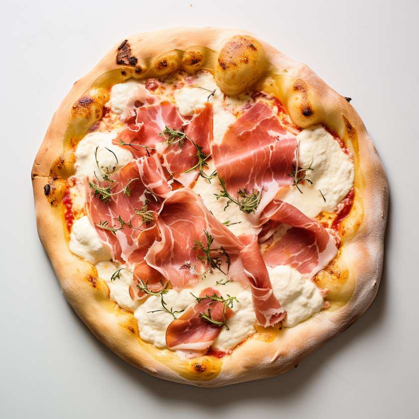 16. Pizza Delikatesa Prosciutto Crudo