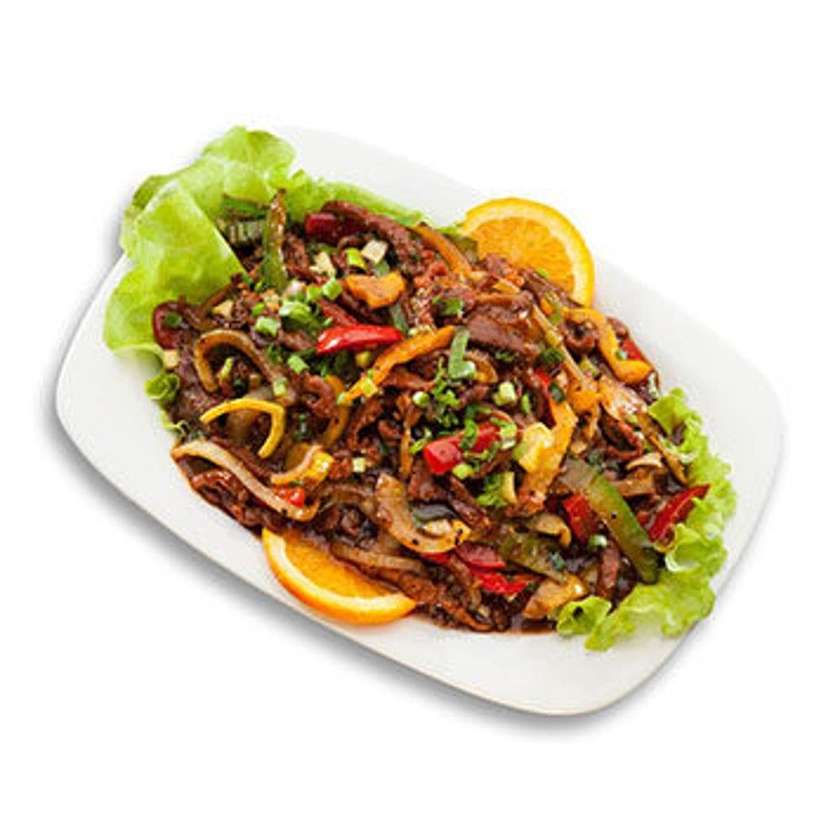 84. Lamb in black pepper sauce