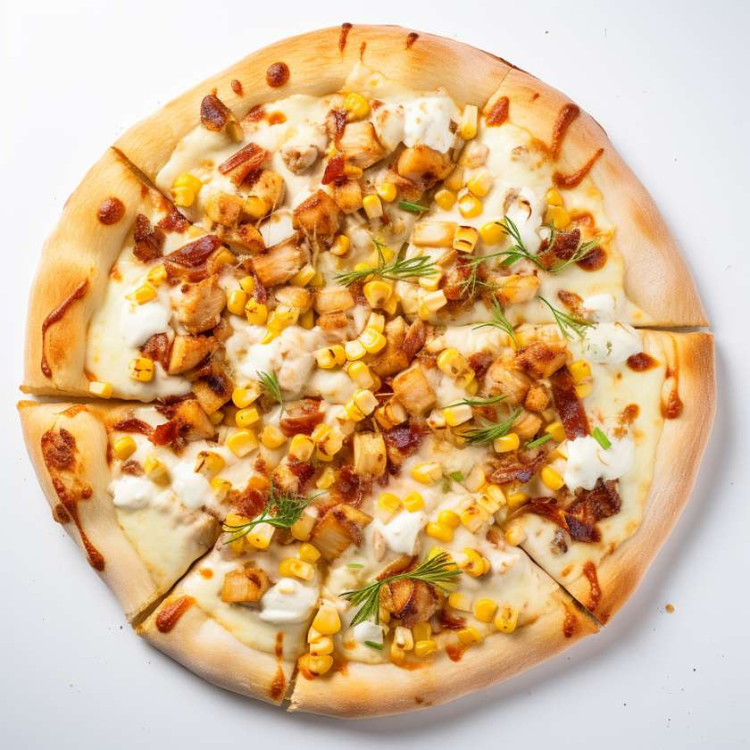 15. Pizza Kuracie Mäso, Smotana