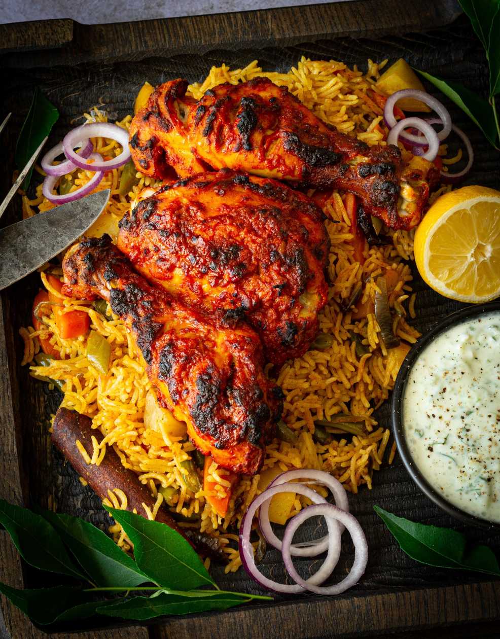 Tandoori Chicken Full Biriyani