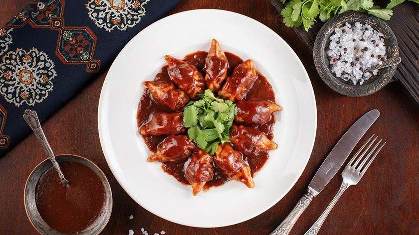 Gurza in Meat sauce