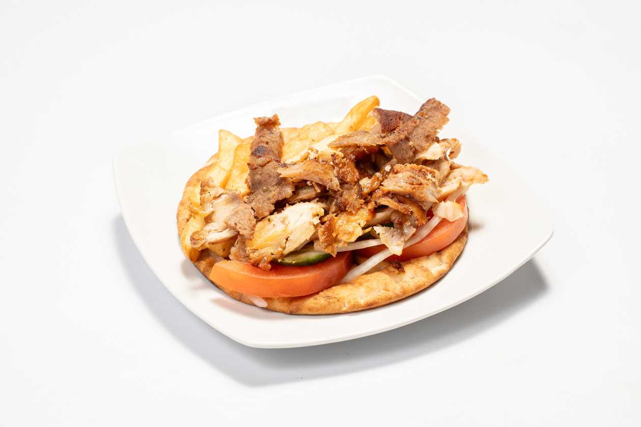 Pork Gyros Greek Pita