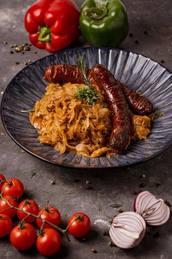 Varză călită cu ciolan