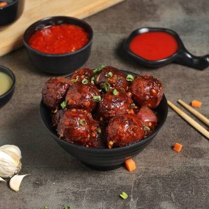 Veg Manchurian Dry or Gravy