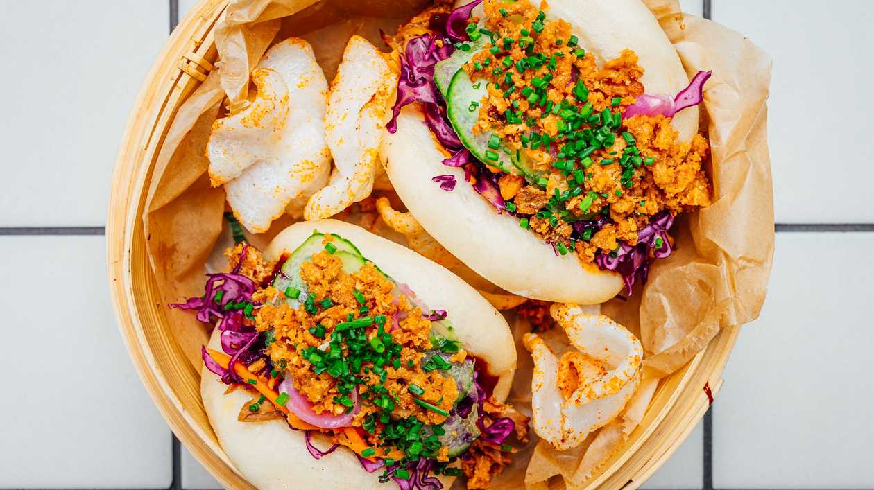 Braised pork Bao burger