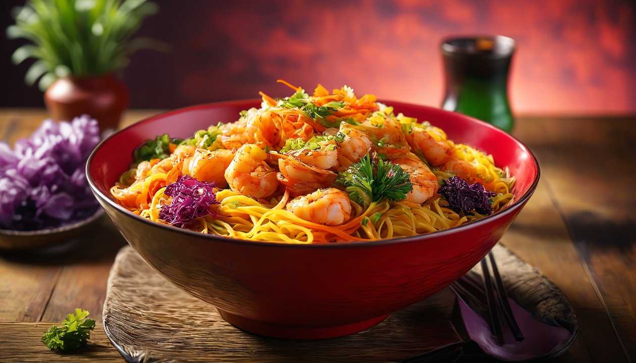 Noodles With Shrimps